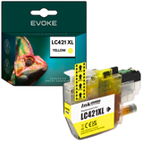 Evoke Compatible Ink for Brother LC-421XLY Yellow 10ml