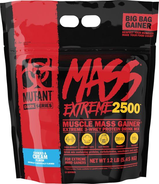 Mutant Mass XXTreme 2500 - 5450 g - Cookies & Cream