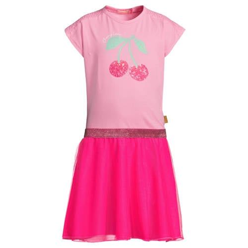 Orange Stars midi jurk met pailletten roze