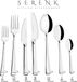 Serenk - Paris Set de couverts en acier inoxydable - 24 pièces - pour 6 personnes