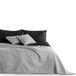 DecoKing Axel 77153 Sprei 240 x 260 cm zwart staal zilver antraciet grijs sprei tweezijdig stiksel black silver Axel