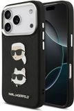 Karl Lagerfeld Back Cover Case - Geschikt voor iPhone 17 Pro - Zwart