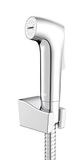 WENKO Bidetset watersaving, hygiënische toiletset met handdouche/sproeikop, slang en wandhouder