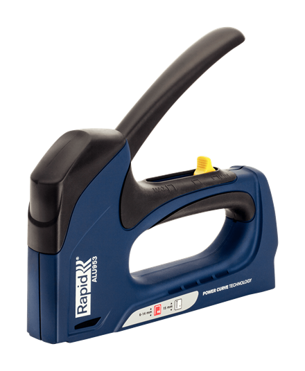 Rapid ALU953 - Spijkerapparaat & nietpistool - Zwart, Blauw, Geel