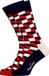 Happy Socks Sokken Blokken Rood - Maat 41-46 - Heren