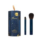 Real Techniques 2-Piece Skin Perfecting Midi Brush Duo Streak-Free Base Makeup Application Limited Edition Holiday Gift Set