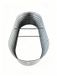 Merkloos / Sans marque Relaxdays Moestuinbak - 60x200x100 cm - verzinkt metaal - zilver
