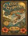 Classic Surfing Coloring Book