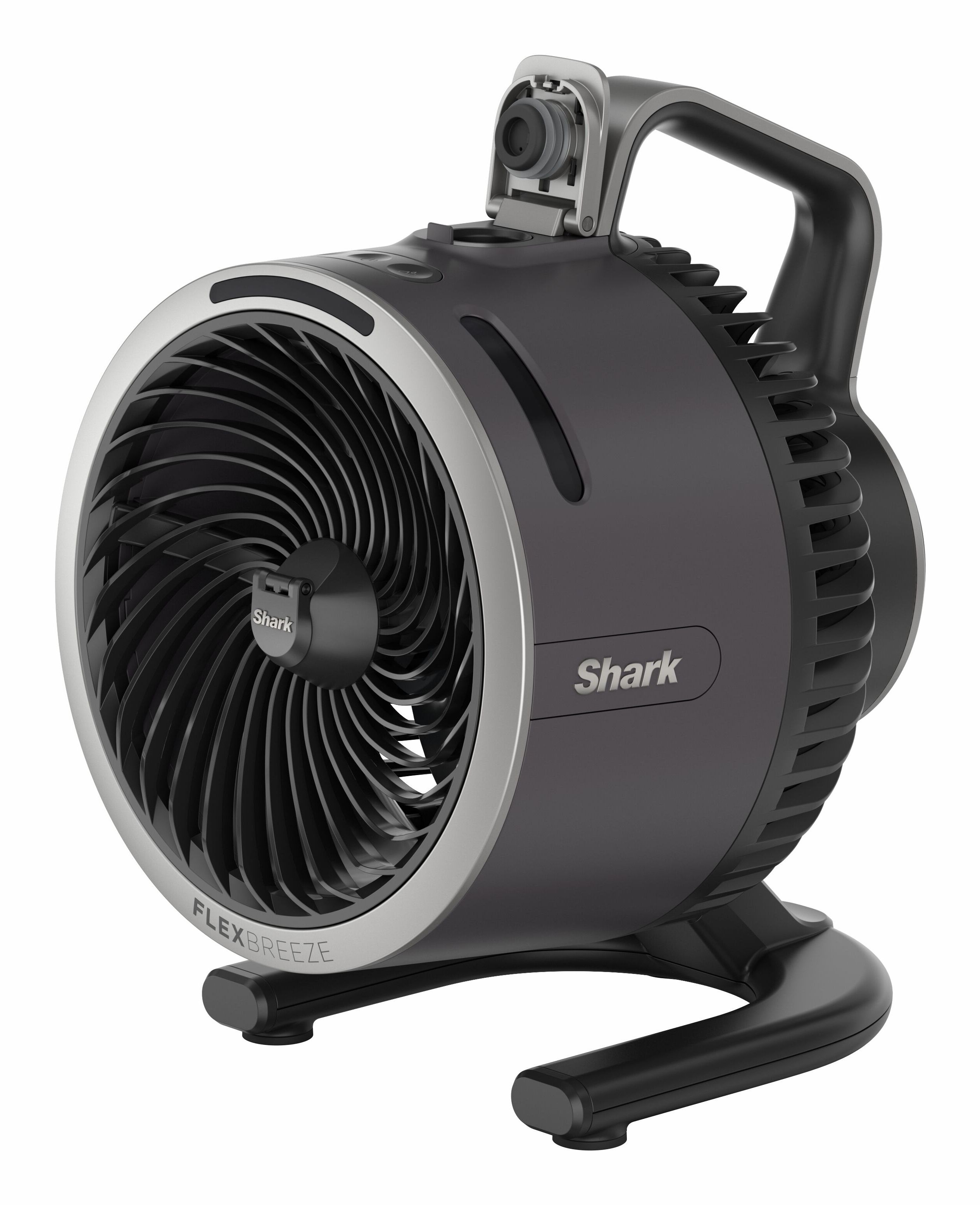 Shark FA050EU Charcoal Household Blade Fan - Floor/Table - 5 Speeds - Battery Powered