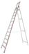 Hymer Enkelvoudige aluminium steigertrap - Overbrug van gegoten aluminium - Lengte 3.700 mm - 12 treden - Werkhoogte 2.780 mm