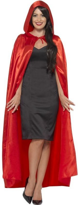 - Satin Hooded Cape