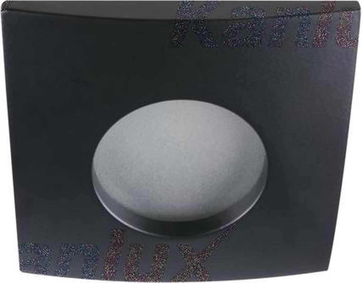 Philips Enya LED inbouwspot - Vierkant Zwart - WarmGlow - Dimbaar 3.7W - IP44