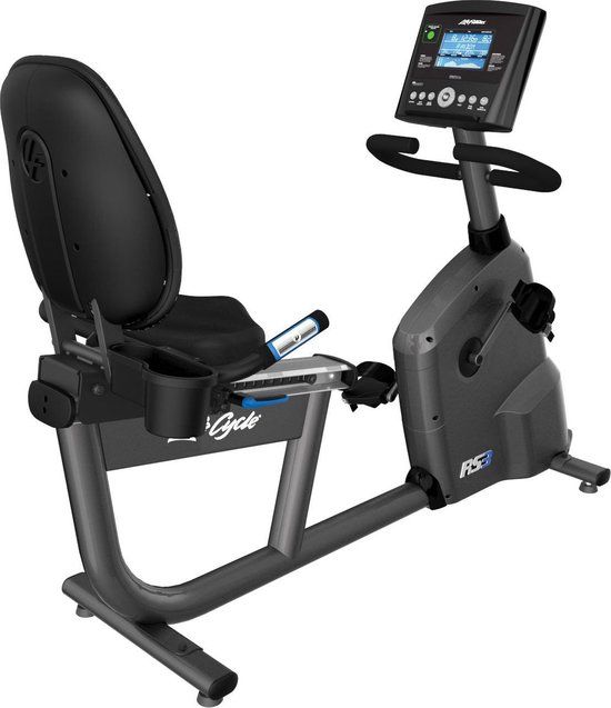 Life Fitness RS3 Go Ligfiets - Antraciet