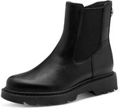 Tamaris Dames Chelsea Boots Zwart Leer 40