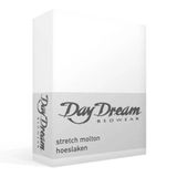 Day Dream stretch molton hoeslaken - wit - 190x220 cm