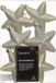 Decoris Ster plastic l2b7.5h7.5 cm w.mnt 6st kerst Decoris