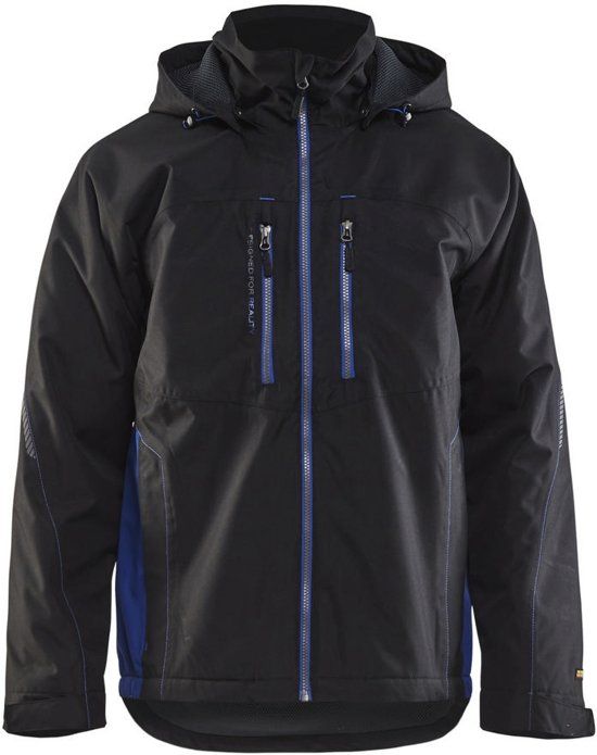 Blåkläder 4890-1977 Functionele Winterjas Zwart/Korenlblauw maat S