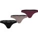 Calvin Klein 000qd5225e Slip brésilien Femme M Black / Sand Trap / Mauve Wine