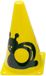 Softee Slakkenkegel Amarillo 23 cm jaune