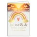 Afie Wenskaart voor bruiloft 2 Love is in the Air Gold glanzend glinsterend met enveloppen, gemaakt in Frankrijk, regenboogkleuren