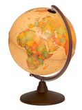 Idena 22904 - Verlichte wereldbol, antieke stijl, met LED verlichting en aan/uit schakelaar, diameter ca. 30 cm, afbeelding van fysieke en politieke kaart
