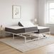 Maison Exclusive - Cadre de lit réglable électriquement Blanc 200 x 200 cm Acier