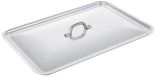 Pentole Agnelli Family Cooking aluminium rechthoekig draaibaar deksel, afmetingen 40 x 29 cm, zilver