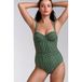 Marlies Dekkers Badpak met beugel Holi Vintage donkergroen