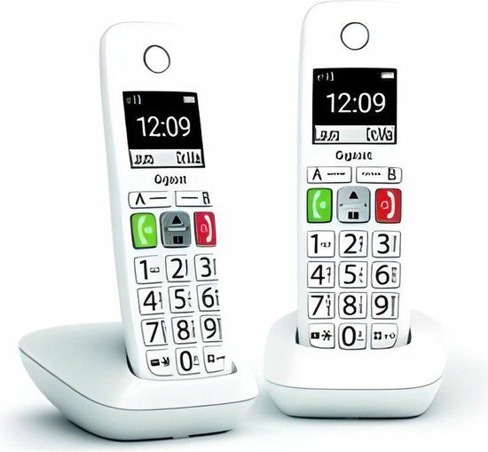 Gigaset E290 Duo Landline Telephone White