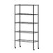 Furinno Wayar 5-laags metalen opbergrek, 30 x 14 x 60, zwart