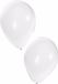 Shoppartners Bv Feest ballonnen - wit - 200x stuks - ca. 27 cm - verjaardag versiering