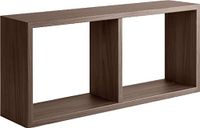 Homemania Morgana Wandrek voor wanddecoratie, woonkamer, slaapkamer, kantoor, MDF, walnoot zagt 70 x 30 x 15,5 cm