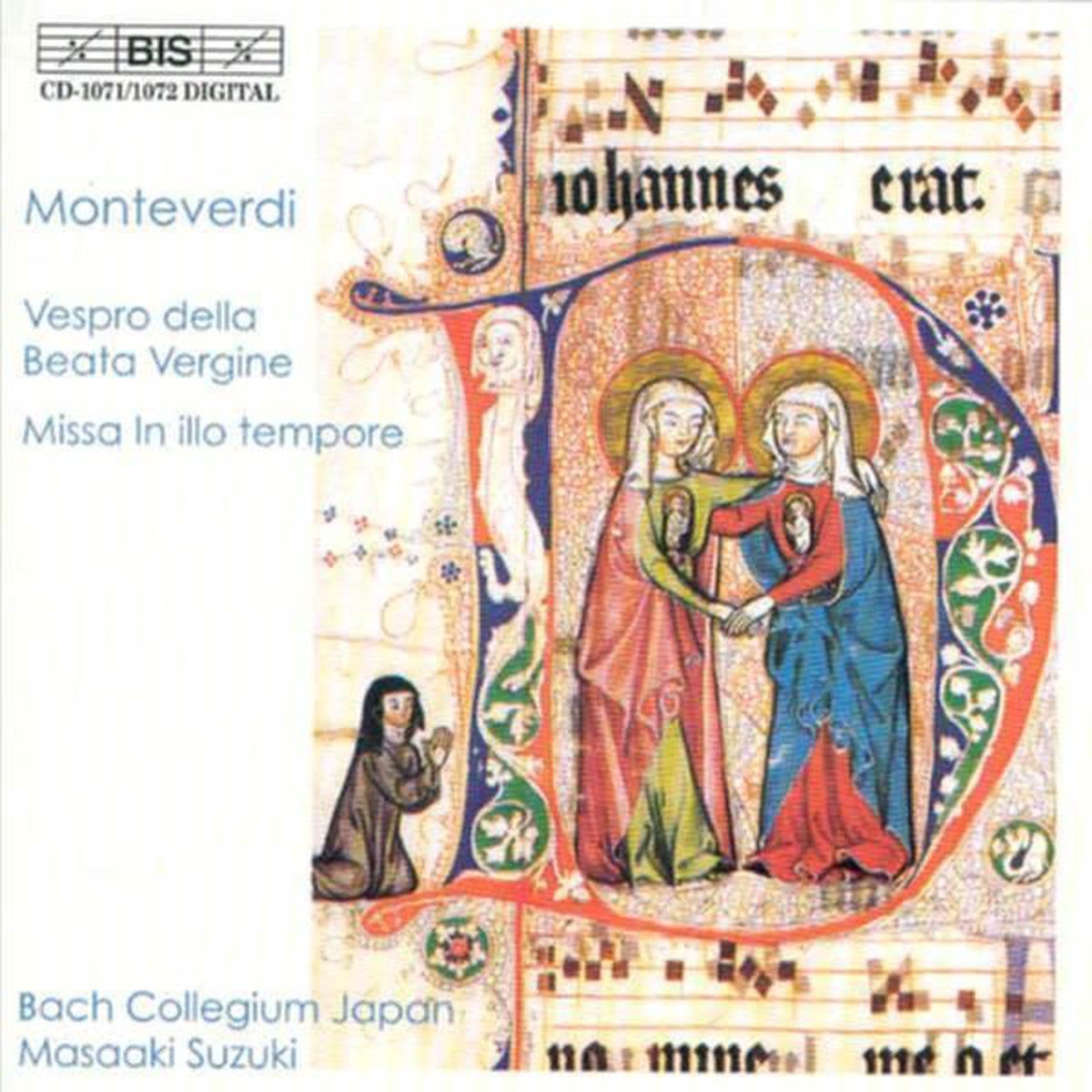 OUTHERE Monteverdi: Vespro della Beata Vergine etc / Suzuki, Bach Collegium Japan