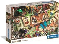Clementoni - Puzzel - 500 Stukjes - De Vlinderverzamelaar - High Quality Collection
