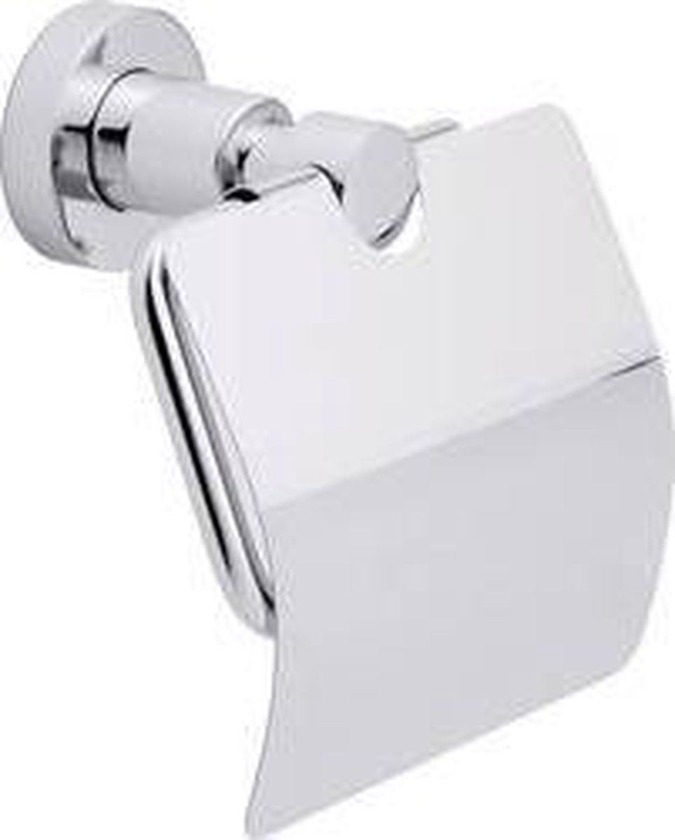 tesa TESA LOXX Toiletrolhouder met deksel - Aluminium