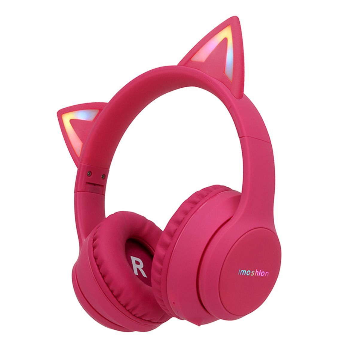 iMoshion Kinderkoptelefoon met Kattenoortjes - Bluetooth - Hot Pink