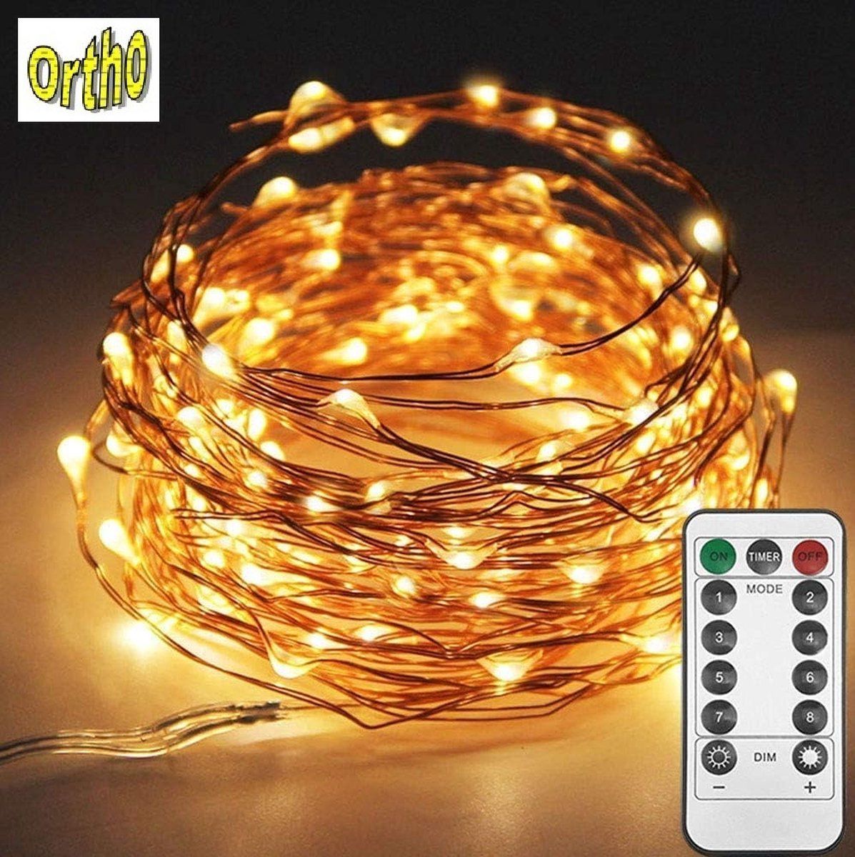 Ortho Ortho® Fairy Lights - 20 Meter - Warm Wit - LED Verlichting