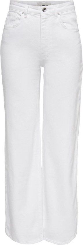 ONLY ONLJUICY HW WIDE LEG DNM REA NOOS - Wit - Dames