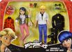 Bandai - Miraculous - Pack 2 Marinette en Adrien poppen met 2 Lieveheersbeestje Black Cat outfits, accessoires - Miraculous 2 beeldjes 26cm Cadeau-idee voor kinderen - Speelgoed voor kinderen van 4 jaar en + - P50359