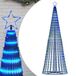 vidaXL LED-kerstboom 475 LEDs 247 cm blauw