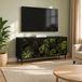 Maison Exclusive TV-kast ELBURG, 102 x 33 x 51 cm, noir, aspect chêne