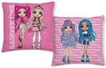 Rainbow High Coussin décoratif 40 x 40 cm Rose