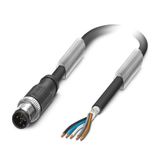 Phoenix Contact 1682731 Sensor/actuator connector, geassembleerd M12 Aantal polen (sensoren): 5 Stekker, recht 5.00 m 1 stuk(s)