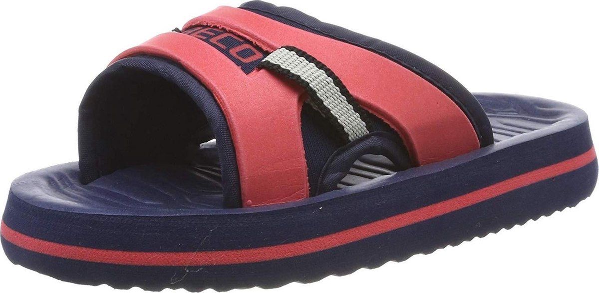 Beco slippers junior rood/blauw