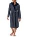 SCHIESSER dames Feather Terry Badjas - navy gestreept