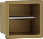 Fortifura Calvi Toiletrolhouder - inbouw - geborsteld messing (goud)