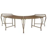 vidaXL Boom Bank 4-Aantal zitplaatsen 160 x 80 x 44 cm Staal