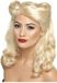 Smiffys Pin-Up pruik uit de jaren 40, blonde krulspelden