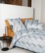 Mako-Satin beddengoed Milano, 135x200 cm + 80x80 cm, platine