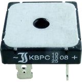 TRU COMPONENTS TC-KBPC10/15/2504FP Pont redresseur KBPC 400 V 25 A Monophasé